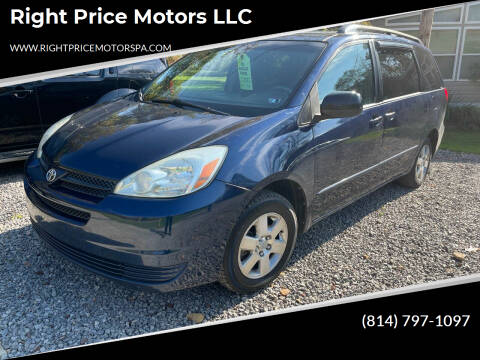 2004 Toyota Sienna for sale at Right Price Motors LLC in Cranberry Twp PA