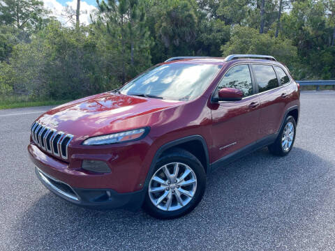 2014 Jeep Cherokee for sale at VICTORY LANE AUTO SALES in Port Richey FL