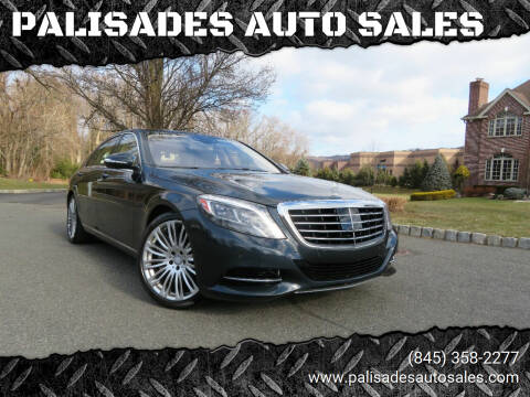 2015 Mercedes-Benz S-Class for sale at PALISADES AUTO SALES in Nyack NY