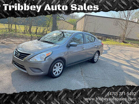 2017 Nissan Versa for sale at Tribbey Auto Sales in Stockbridge GA