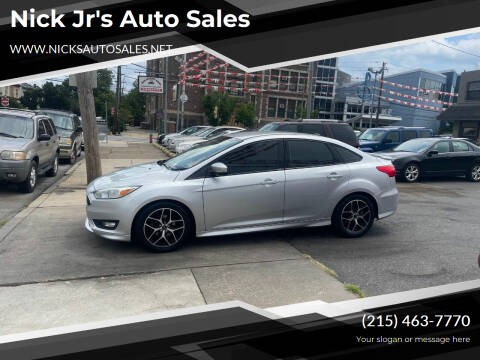 2015 Ford Focus for sale at Nick Jr's Auto Sales in Philadelphia PA