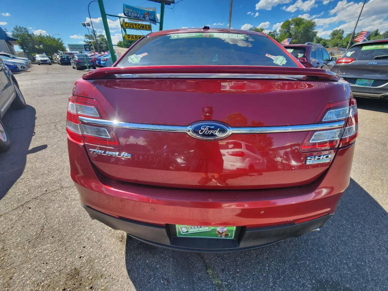 2013 Ford Taurus for sale at GO GREEN MOTORS in Lakewood, CO