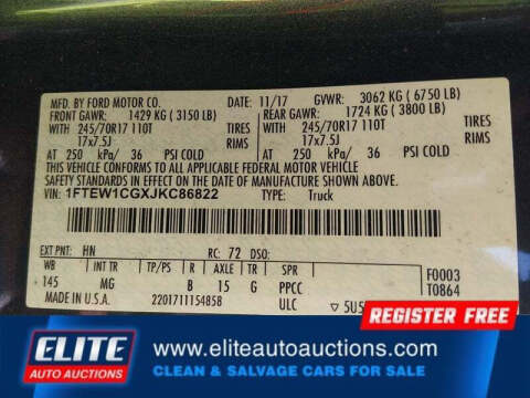 2018 Ford F-150