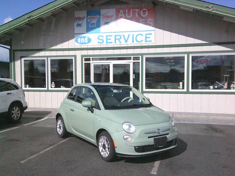 2012 FIAT 500 for sale at 777 Auto Sales and Service in Tacoma WA