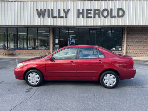 2007 Toyota Corolla for sale at Willy Herold Automotive in Columbus GA