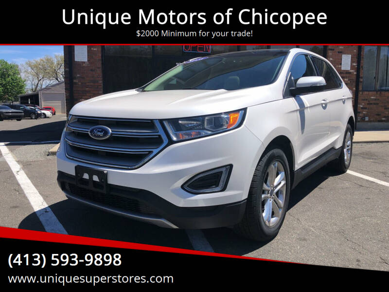 2015 Ford Edge for sale at Unique Motors of Chicopee in Chicopee MA