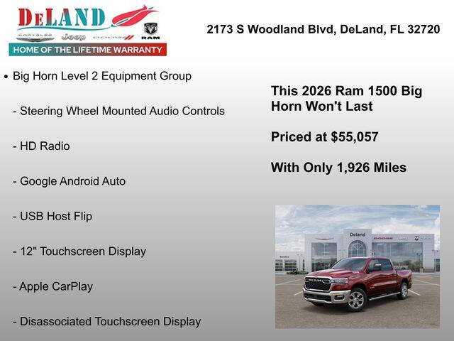 2026 RAM 1500