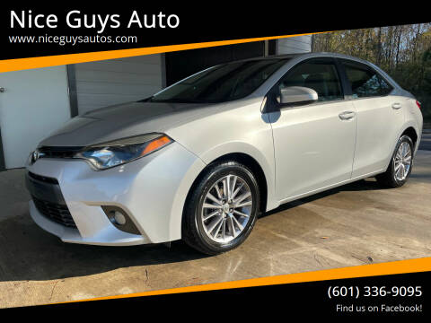 2015 Toyota Corolla for sale at Nice Guys Auto in Hattiesburg MS