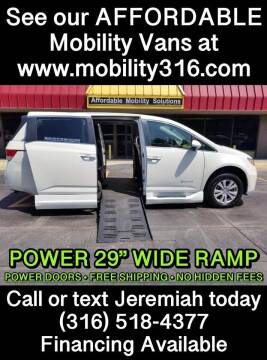 2016 Honda Odyssey for sale at Affordable Mobility Solutions, LLC - Mobility/Wheelchair Accessible Inventory-Wichita in Wichita KS