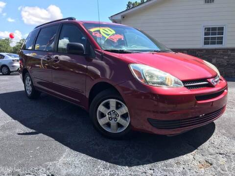 2004 Toyota Sienna for sale at NO FULL COVERAGE AUTO SALES LLC in Austell GA