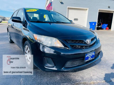 2012 Toyota Corolla for sale at Transportation Center Of Western New York in North Tonawanda NY