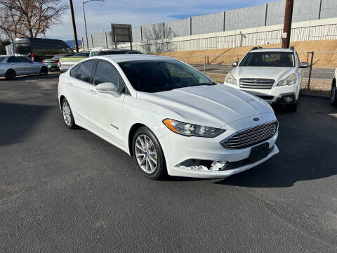 2017 Ford Fusion Hybrid for sale at McManus Motors in Wheat Ridge CO