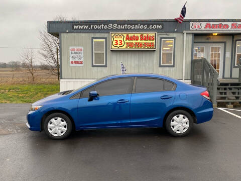 2015 Honda Civic for sale at Route 33 Auto Sales in Carroll OH
