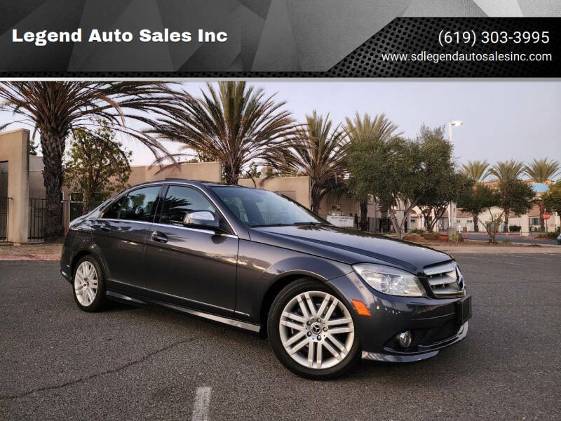 2009 Mercedes-Benz C-Class for sale at Legend Auto Sales Inc in Lemon Grove CA