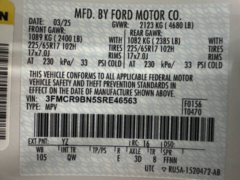 2025 Ford Bronco Sport Big Bend