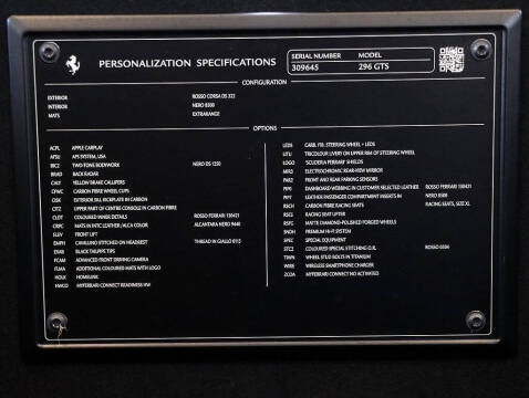 2024 Ferrari 296 GTS