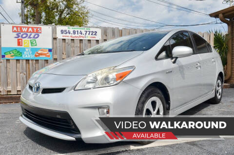 2015 Toyota Prius for sale at ALWAYSSOLD123 INC in Fort Lauderdale FL