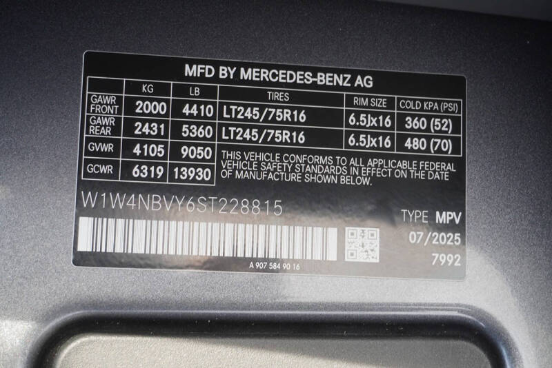 2025 Mercedes-Benz Sprinter