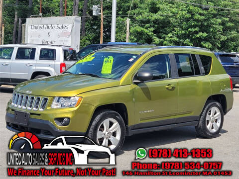 2012 Jeep Compass for sale at United Auto Sales & Service Inc in Leominster MA