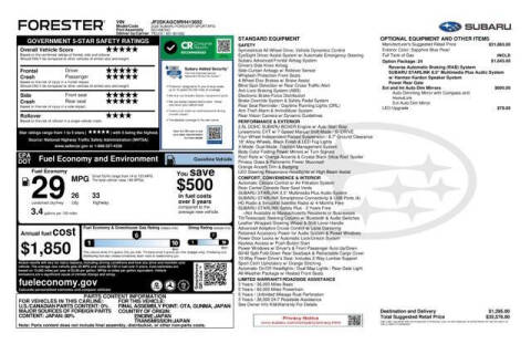 2024 Subaru Forester Sport
