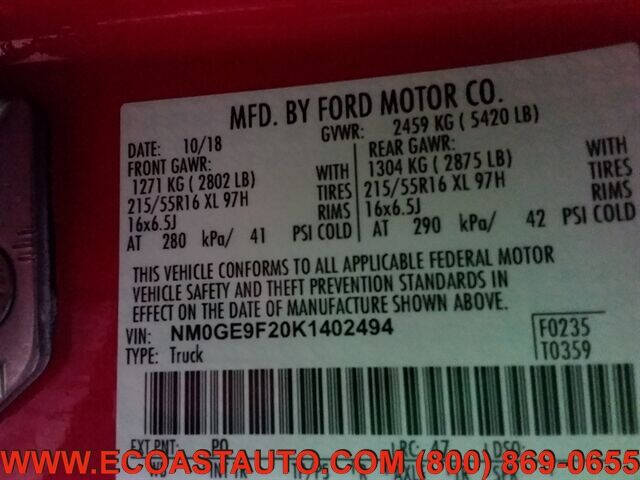 2019 Ford Transit Connect XLT