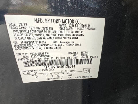 2018 Ford Taurus SEL