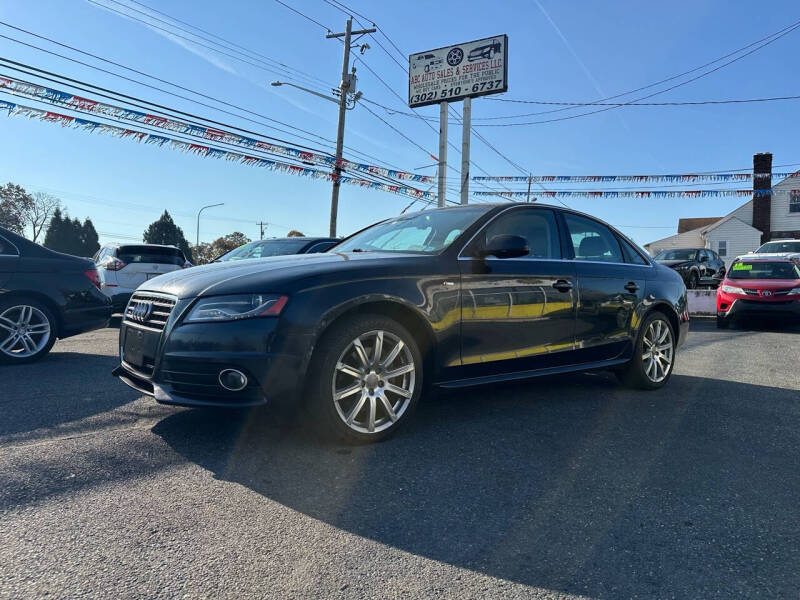 Used 2012 Audi A4 Premium with VIN WAUFFAFLXCN017750 for sale in New Castle, DE