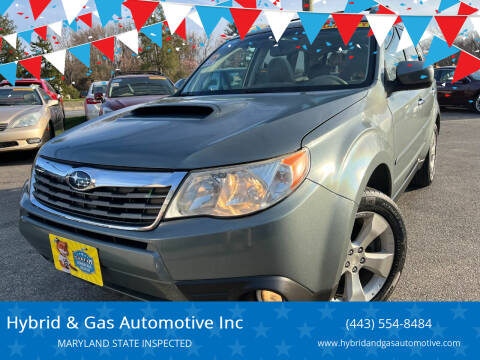 2010 Subaru Forester for sale at Hybrid & Gas Automotive Inc in Aberdeen MD