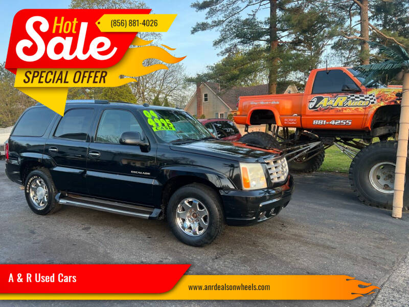 2004 Cadillac Escalade for sale at A & R Used Cars in Clayton NJ