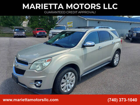 2011 Chevrolet Equinox for sale at MARIETTA MOTORS LLC in Marietta OH