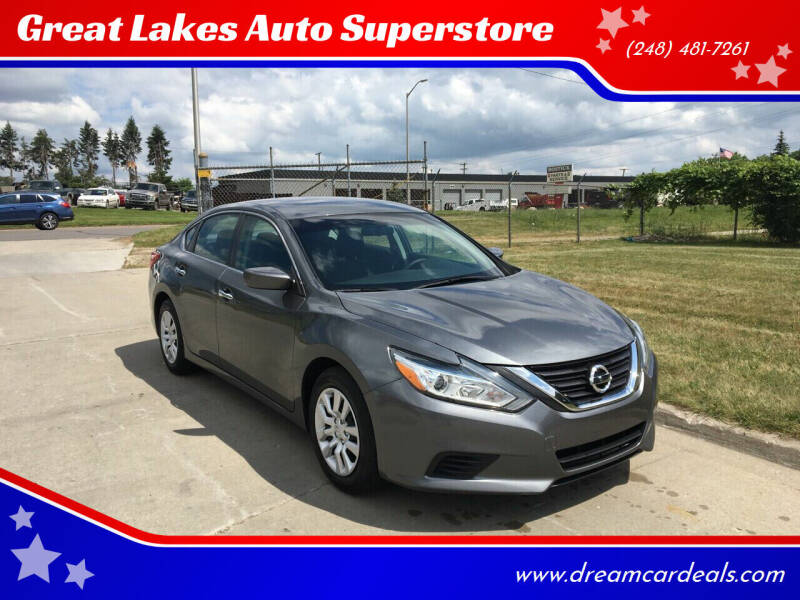 2016 Nissan Altima for sale at Great Lakes Auto Superstore in Waterford Township MI
