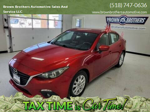 2015 Mazda MAZDA3 for sale at Brown Brothers Automotive Sales And Service LLC in Hudson Falls NY