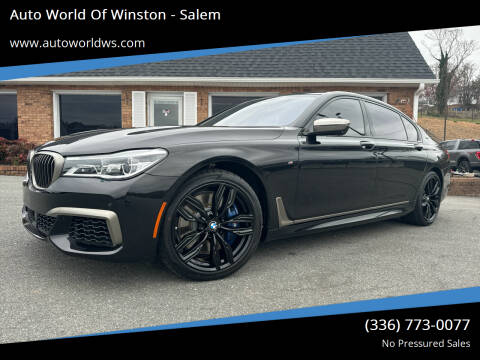 2019 BMW 7 Series for sale at Auto World Of Winston - Salem in Winston Salem NC
