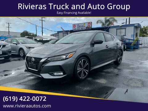 2021 Nissan Sentra for sale at Rivieras Truck and Auto Group in Chula Vista CA