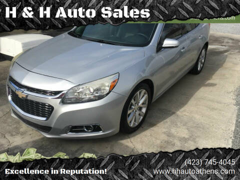 2014 Chevrolet Malibu for sale at H & H Auto Sales in Athens TN