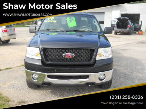 2006 Ford F-150 for sale at Shaw Motor Sales in Kalkaska MI