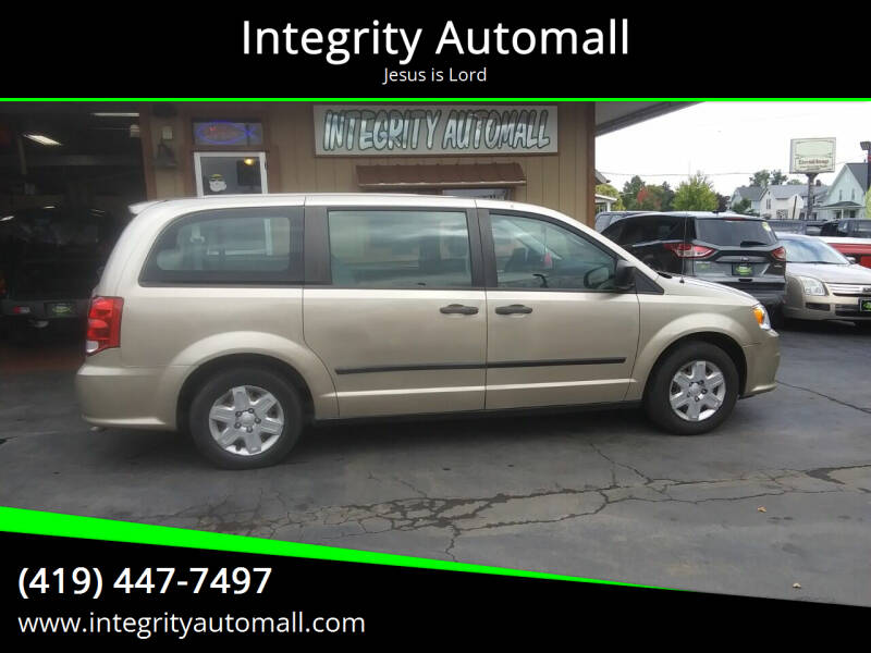2013 Dodge Grand Caravan for sale at Integrity Automall in Tiffin OH