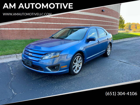 2010 Ford Fusion for sale at AM AUTOMOTIVE in Forest Lake MN