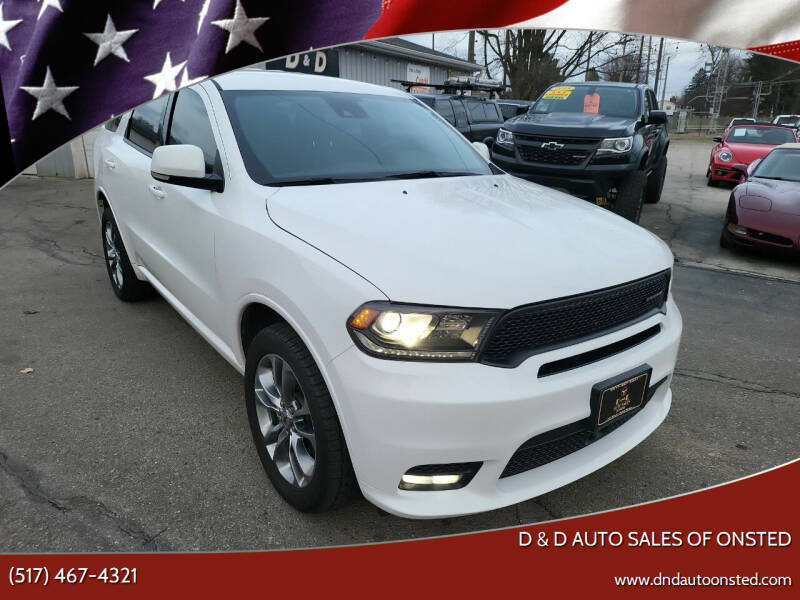 2019 Dodge Durango for sale at D & D Auto Sales Of Onsted in Onsted MI