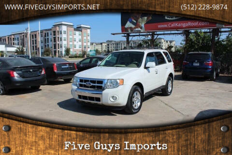 2012 Ford Escape for sale at Five Guys Imports in Austin TX