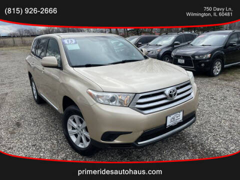 2013 Toyota Highlander for sale at Prime Rides Autohaus in Wilmington IL
