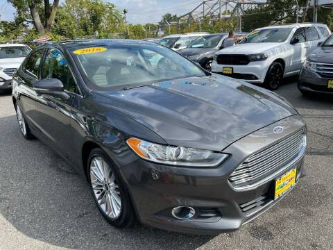 2016 Ford Fusion for sale at Din Motors in Passaic NJ