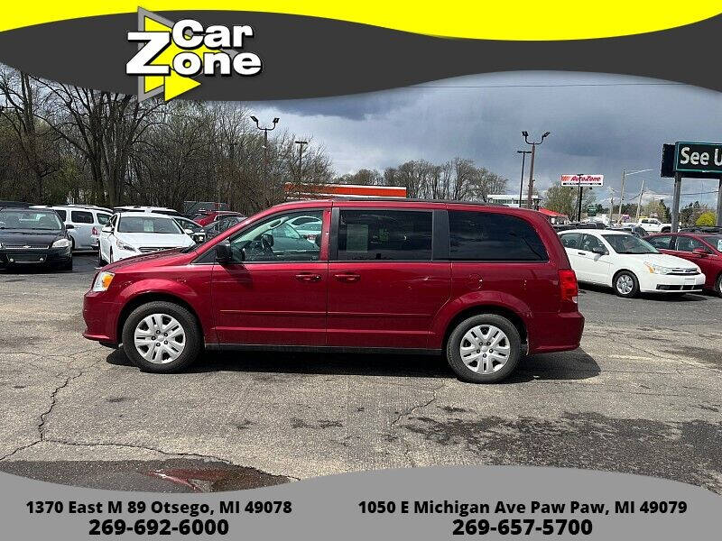 2016 Dodge Grand Caravan for sale at Car Zone in Otsego MI