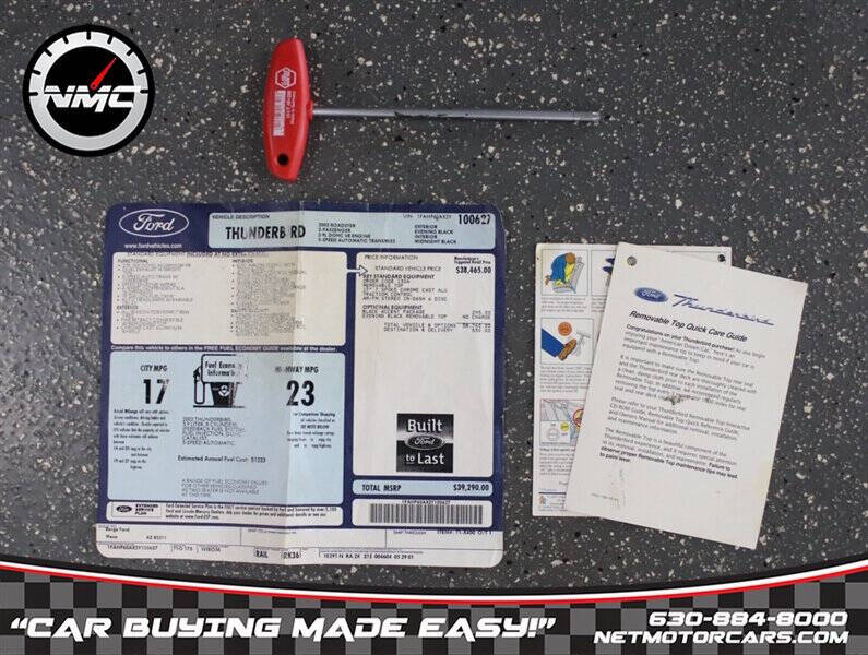 2002 Ford Thunderbird Deluxe