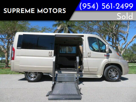 2016 RAM ProMaster for sale at Supreme Motors in Boca Raton FL