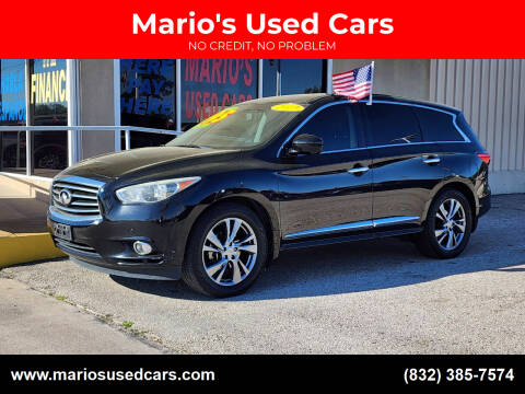 2013 Infiniti JX35 for sale at Mario's Used Cars in Houston TX