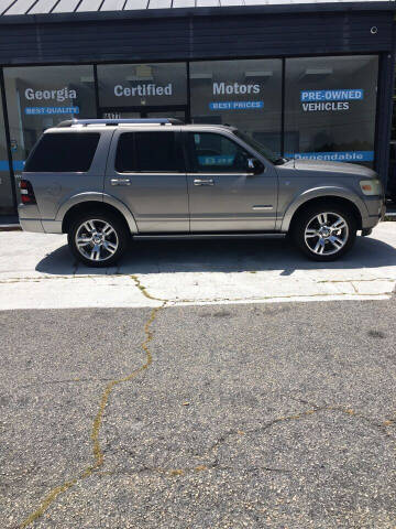 2008 Ford Explorer for sale at Georgia Certified Motors in Stockbridge GA