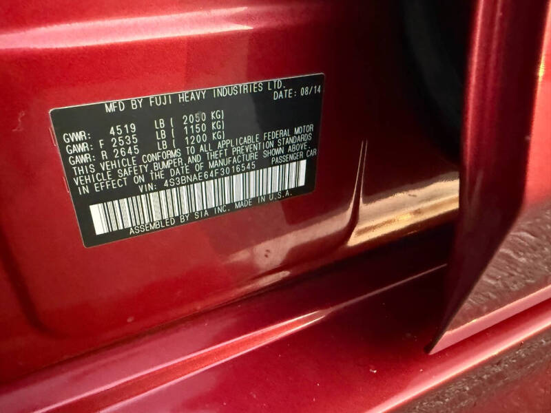 2015 Subaru Legacy 2.5i Premium