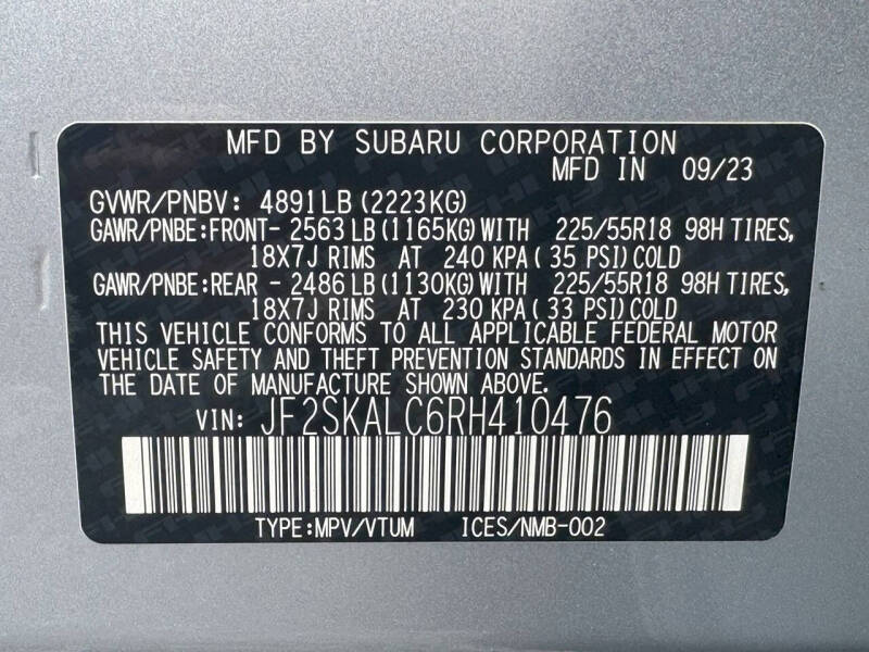 2024 Subaru Forester Limited