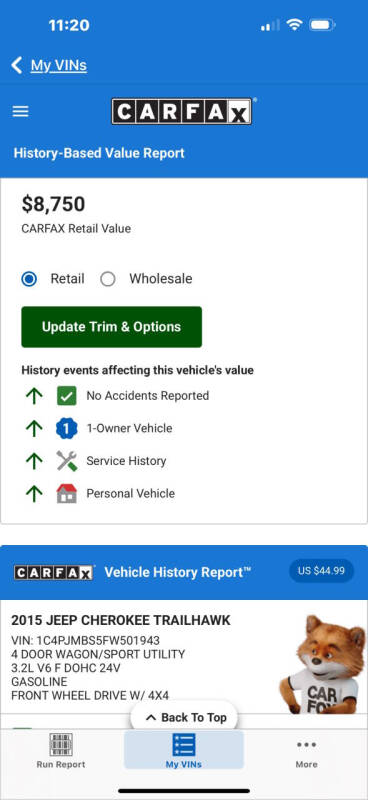 2015 Jeep Cherokee Trailhawk